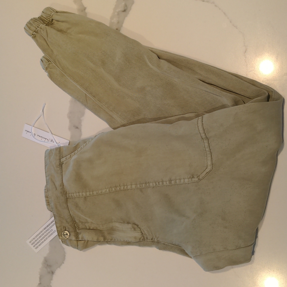 Young fabulous and broke, green Tencel pants, NWT, Medium
